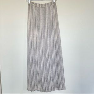Hem & Thread Split Thigh Skirt